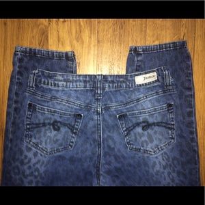 Justice Jeans Leopard size 14R girls
